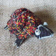Beaded tortoise hand crafted in S. Africa