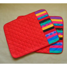 patchwork-place-mats crafted in S. Africa