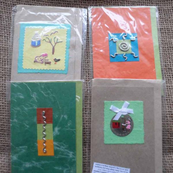 Crd2b-handcrafted-cards-set-of-4-for-sale-Bazaar-Africa