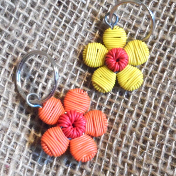 Telephone-wire-keyring-2-handcrafted-for-sale-bazaar-africa